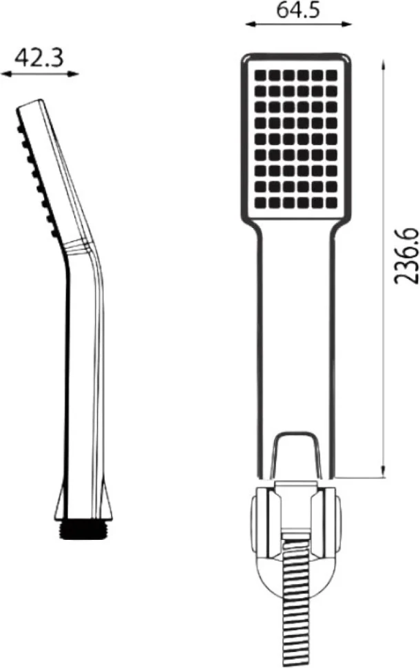 Душевая лейка D-lin D61010-1 хром