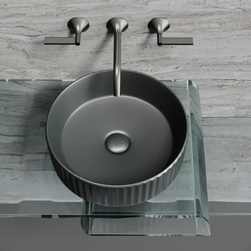 Накладная раковина Ceramicanova Element CN6057MDH темный антрацит матовый