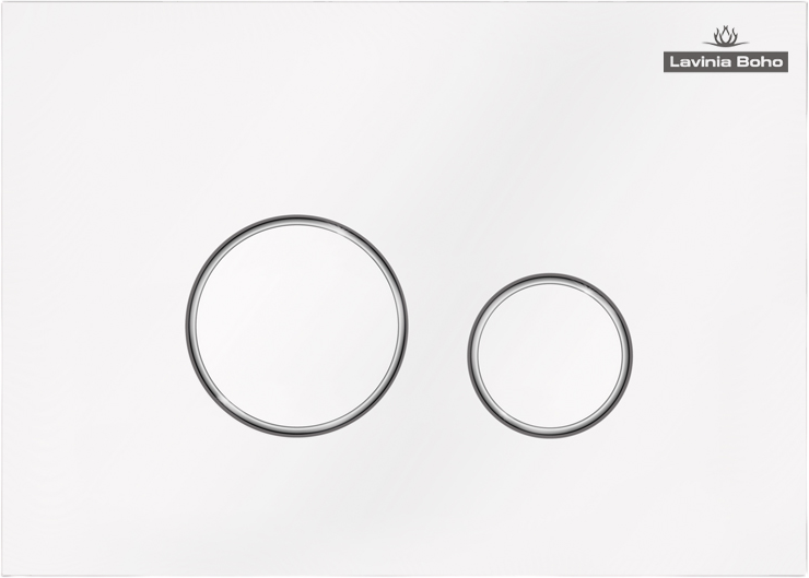 Комплект Lavinia Boho Унитаз приставной Aveo Rimless 3306404R + Крышка-сиденье Aveo 33290600 с микролифтом + Бачок скрытого монтажа RelFix 38020010 + Кнопка RelFix 3805004W