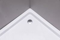 Душевой уголок Esbano ESR-7160B 90х90 см, профиль черный, стекло прозрачное