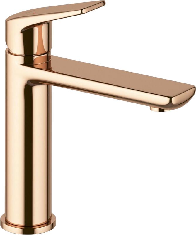 Комплект Накладная раковина Lavinia Boho Bathroom Sink Slim 33311008 + Смеситель Wellsee ICON! for life 182304000 розовое золото