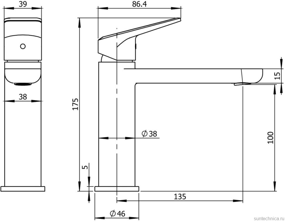 Комплект Накладная раковина Lavinia Boho Bathroom Sink Slim 33311008 + Смеситель Wellsee ICON! for life 182304000 розовое золото