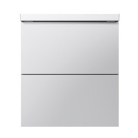 Тумба с раковиной AM.PM Gem 50 подвесная, белый глянец