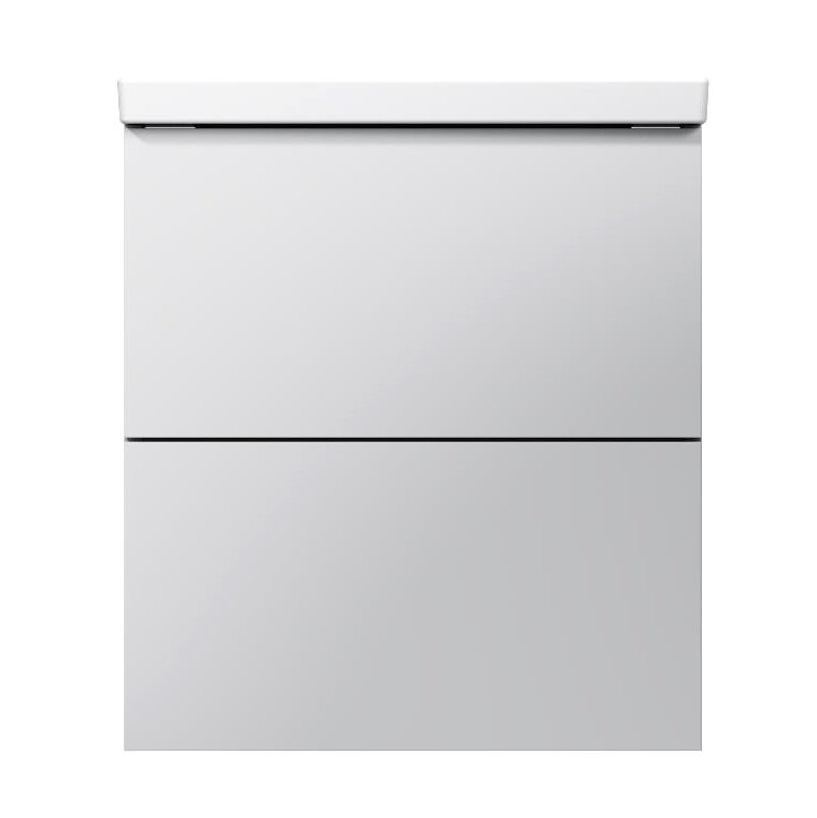 Тумба с раковиной AM.PM Gem 50 подвесная, белый глянец