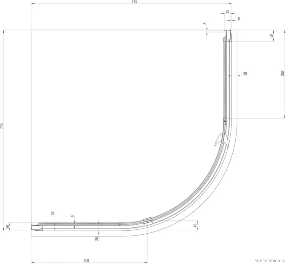Душевой уголок Ravak Pivot PSKK3-80 Transparent, профиль черный