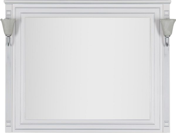 Зеркало Aquanet Паола 120 белое