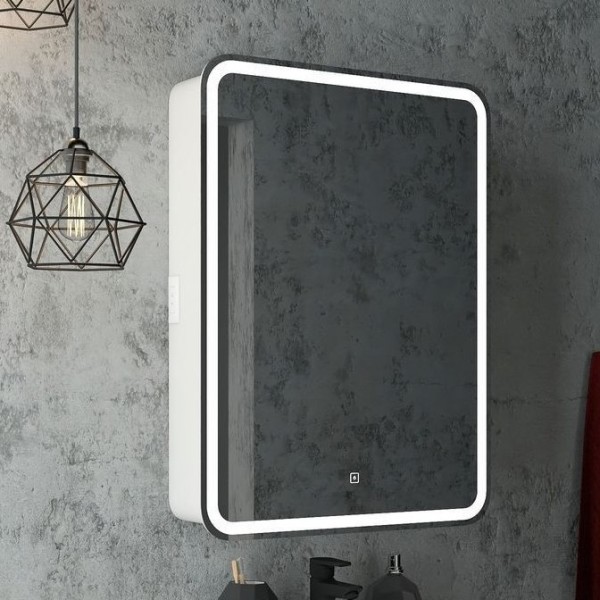 Зеркало-шкаф Art&Max Platino 55х80 L