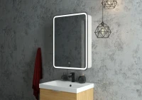 Зеркало-шкаф Art&Max Platino 55х80 L