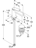 Смеситель для раковины Kludi Decus 542660575 хром Смеситель для раковины Kludi Decus 542660575 хром