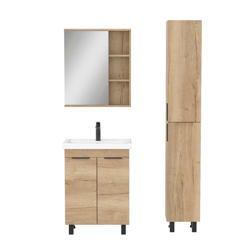 Мебель для ванной комнаты Onika Легран 70 напольная, дуб галифакс