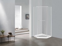 Душевой уголок Esbano Surf ESS-90PR-C 90х90 см, профиль хром, стекло прозрачное