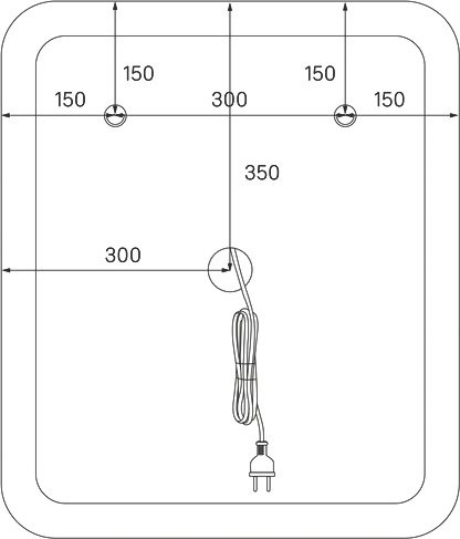 Зеркало IDDIS Esper 60