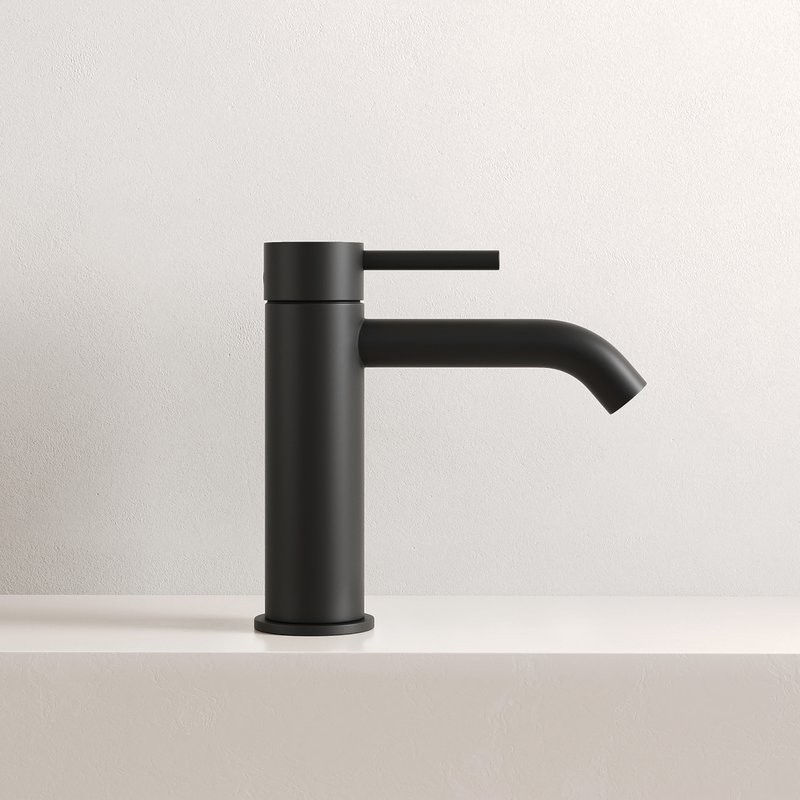 Смеситель для раковины Sancos Etna, черный матовый, SC9001MB