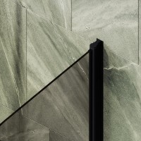 Шторка на ванну Maybahglass MGV-789-6 80x140, профиль черный, стекло бронза