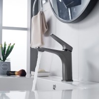 Смеситель для раковины Shevanik S4201T, оружейная сталь Смеситель для раковины Shevanik S4201T, оружейная сталь