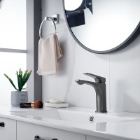 Смеситель для раковины Shevanik S4201T, оружейная сталь Смеситель для раковины Shevanik S4201T, оружейная сталь