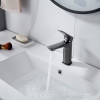 Смеситель для раковины Shevanik S4201T, оружейная сталь Смеситель для раковины Shevanik S4201T, оружейная сталь