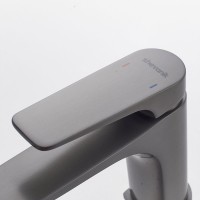 Смеситель для раковины Shevanik S4201T, оружейная сталь Смеситель для раковины Shevanik S4201T, оружейная сталь