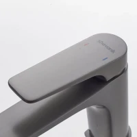 Смеситель для раковины Shevanik S4201T, оружейная сталь