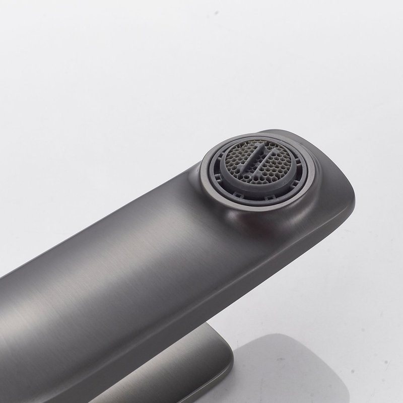 Смеситель для раковины Shevanik S4201T, оружейная сталь