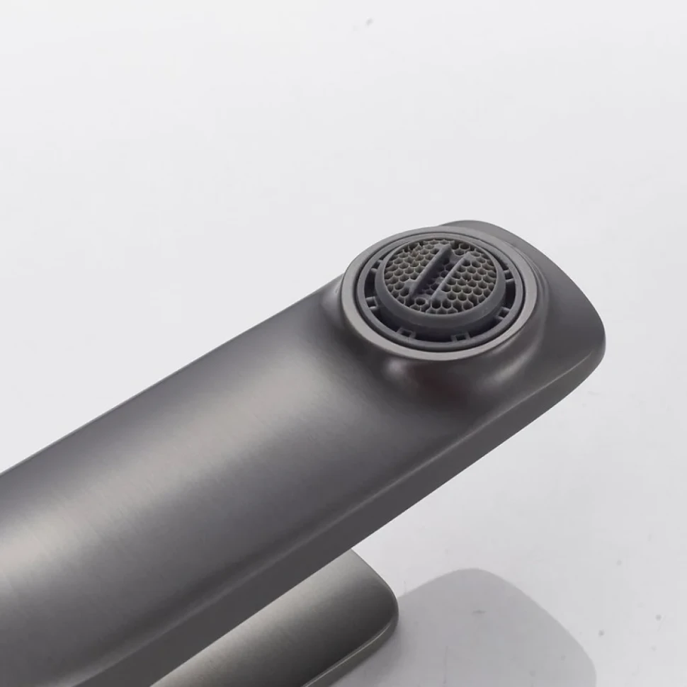 Смеситель для раковины Shevanik S4201T, оружейная сталь