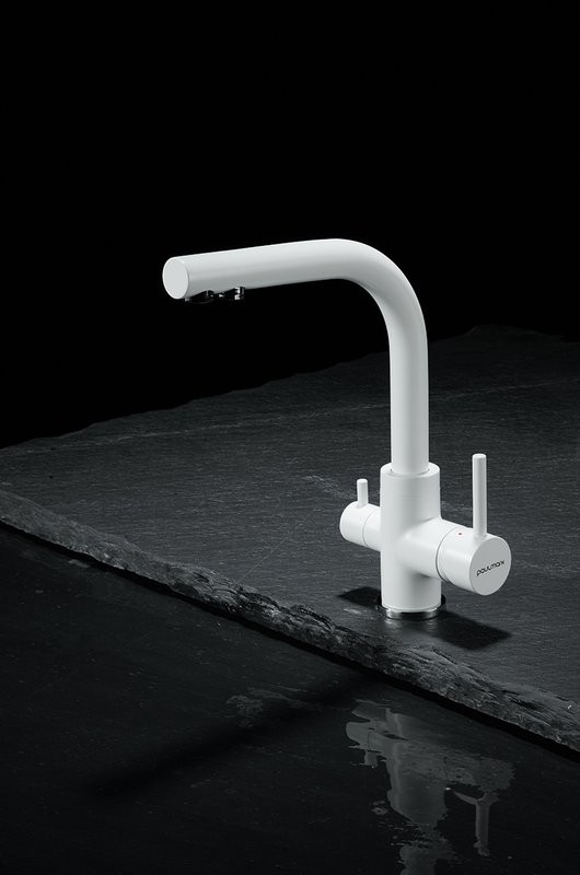 Комплект Мойка Paulmark Gera 60 PM205546-WH белый + Смеситель Essen Es213011-431TW белый матовый + Измельчитель Intenso