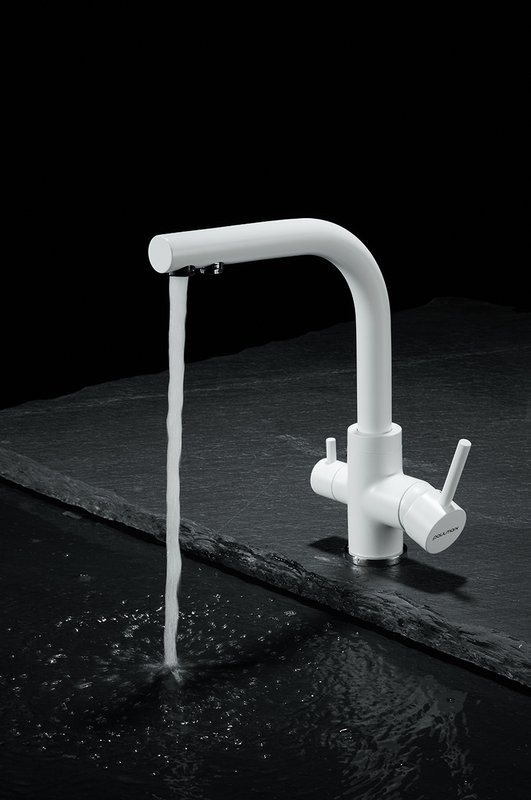 Комплект Мойка Paulmark Gera 60 PM205546-WH белый + Смеситель Essen Es213011-431TW белый матовый + Измельчитель Intenso