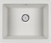 Комплект Мойка Paulmark Gera 60 PM205546-WH белый + Смеситель Essen Es213011-431TW белый матовый + Измельчитель Intenso