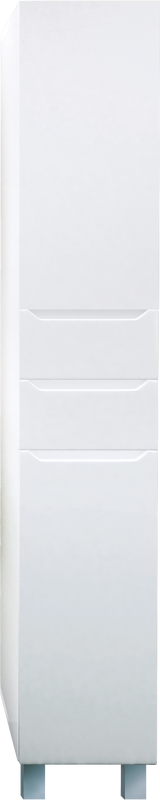 Шкаф пенал для ванной 1MarKa Кода Пенал Кода 35Н белый глянец