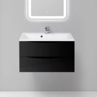 Тумба под раковину BelBagno Marino 80 nero lucido Тумба под раковину BelBagno Marino 80 nero lucido