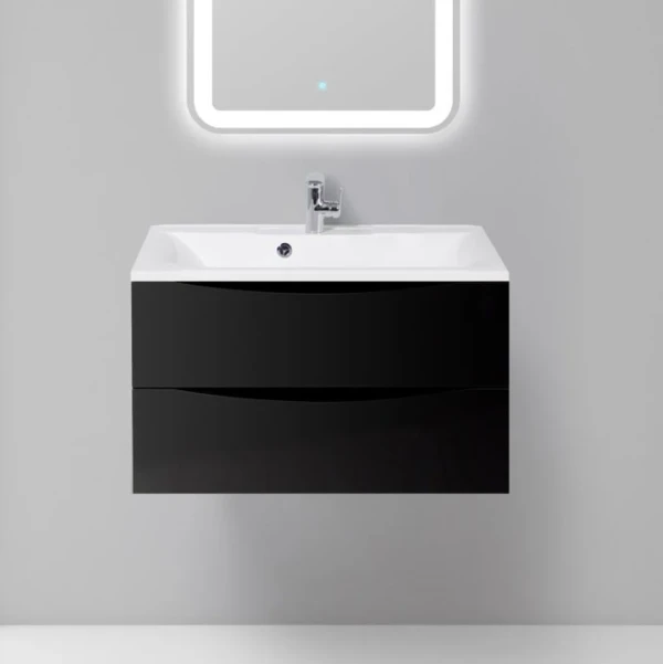 Тумба под раковину BelBagno Marino 80 nero lucido