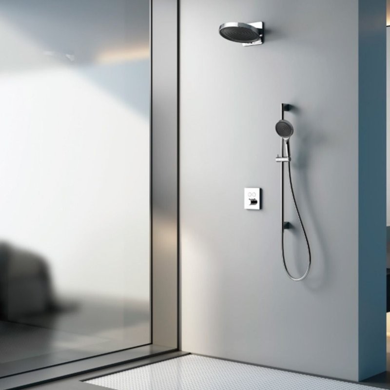 Лейка для душа 135 мм, 4 режима, хром, AQUAme AQM8503CR