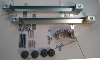 Акриловая ванна Cezares Plane 180x90 см, пристенная, белая, на ножках