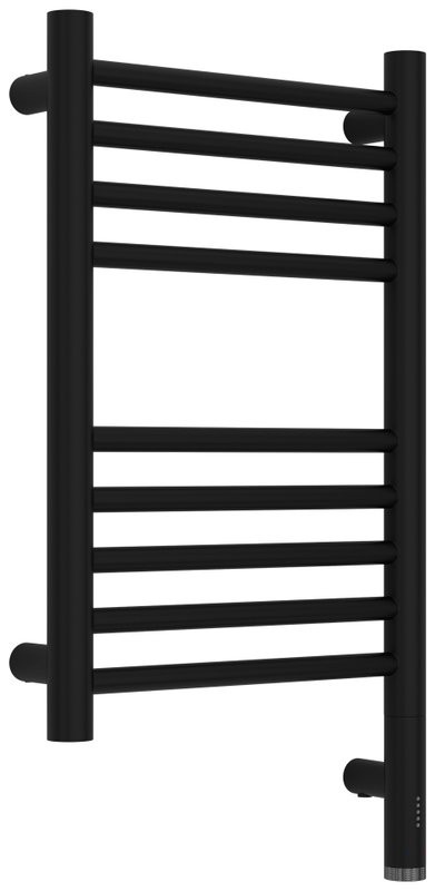 Полотенцесушитель электрический Сунержа Богема 3.1 31-6005-5030 60x35 см, подключение справа, матовый черный, лесенка