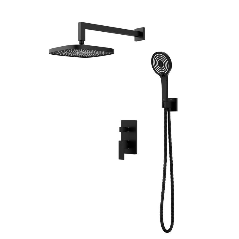 Душевой комплект IDDIS Agua AGU20FBi67 С ВНУТРЕННЕЙ ЧАСТЬЮ, матовый черный