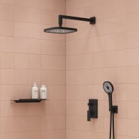 Душевой комплект IDDIS Agua AGU20FBi67 С ВНУТРЕННЕЙ ЧАСТЬЮ, матовый черный