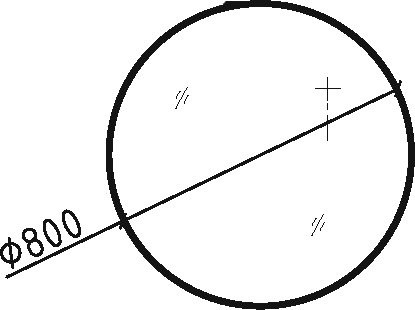 Зеркало круглое Black&White 903.MR