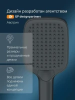Душевая лейка AM.PM Func F028F022 черная