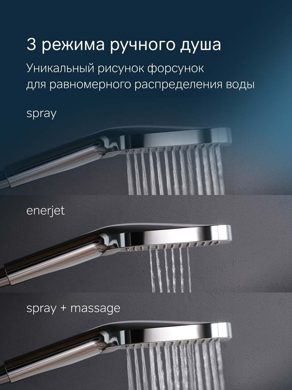 Душевая лейка AM.PM Func F028F022 черная