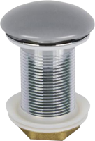 Донный клапан для раковины SantiLine SL-121 без перелива, матовый серый