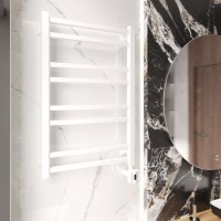 Полотенцесушитель электрический EWRIKA Кассандра Pg 80x50 R, белый
