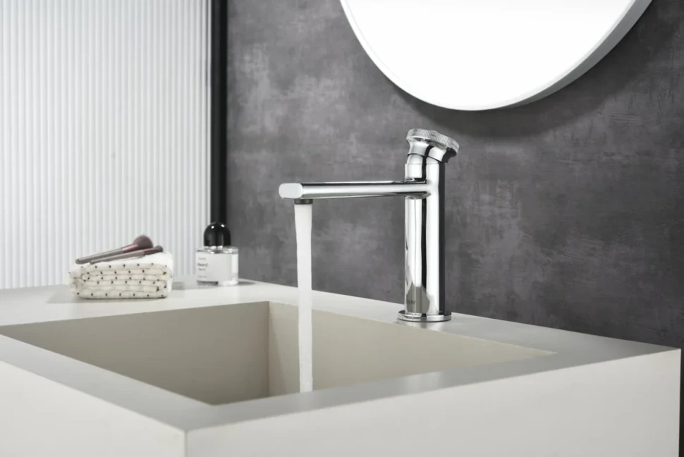 Смеситель для раковины Black&White Gravity 7107C chrome