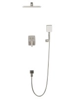 Душевой комплект Wonzon & Woghand Flex WW-88939072-BN С ВНУТРЕННЕЙ ЧАСТЬЮ, брашированный никель