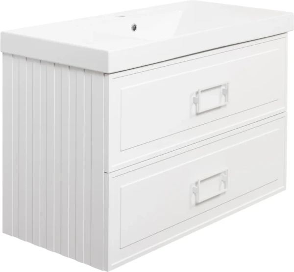 Тумба под раковину La Fenice Cubo Twin 100 белая