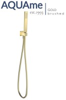 Душевой комплект AQUAme Savona золото шлифованное AQM8712BG