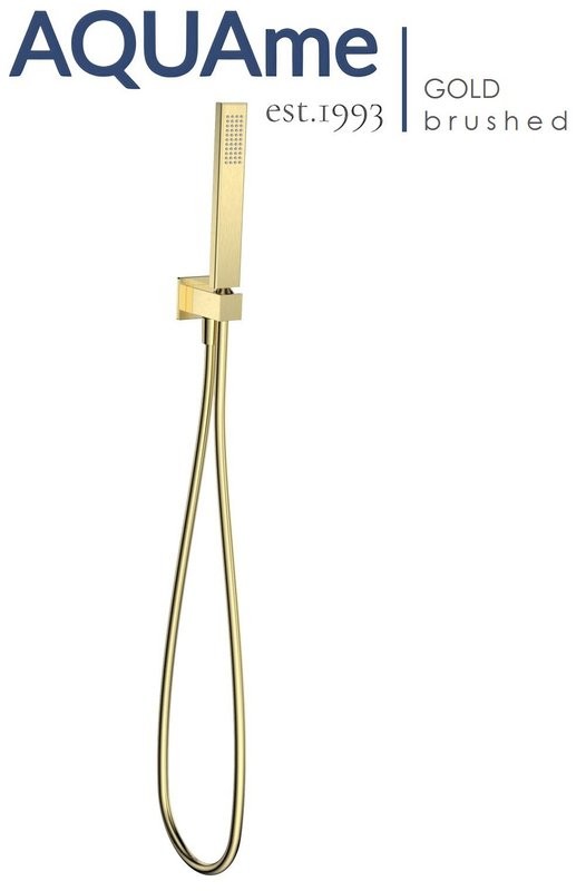 Душевой комплект AQUAme Savona золото шлифованное AQM8712BG