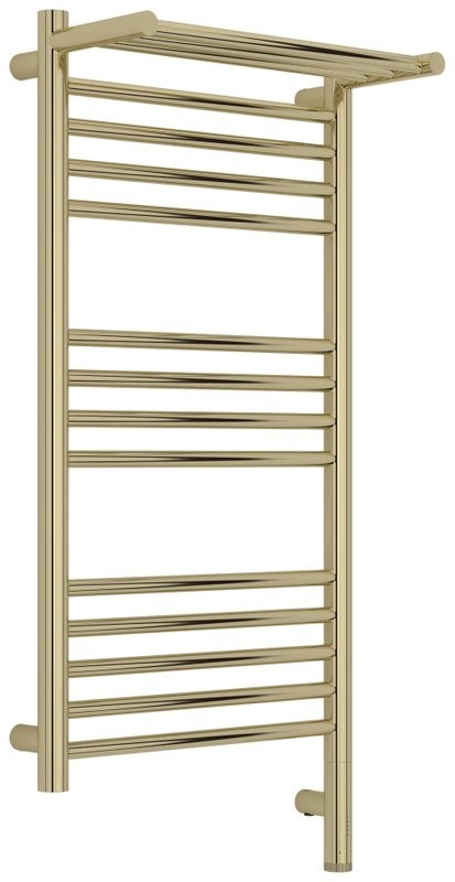 Полотенцесушитель электрический Сунержа Богема 3.1 020-6007-8040 90x45 см, подключение справа, шампань, лесенка, с полкой