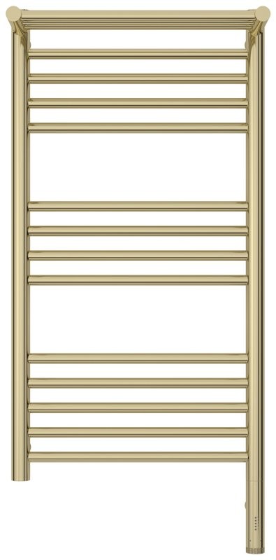 Полотенцесушитель электрический Сунержа Богема 3.1 020-6007-8040 90x45 см, подключение справа, шампань, лесенка, с полкой