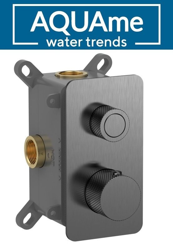 Смеситель для душа AQUAme с термостатом встраиваемый AQM8810GM