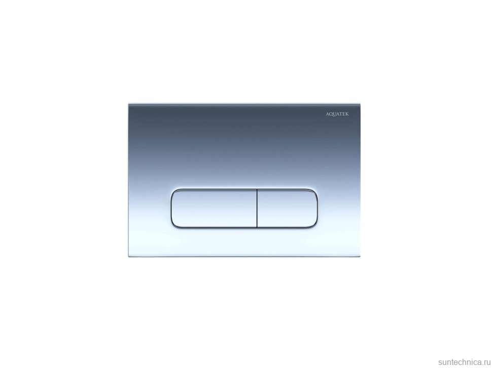 Кнопка смыва для унитаза AQUATEK Pneumo S PNS-0000007 АБС-пластик, цвет глянцевый хром
